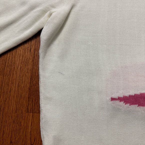Mairos Pachi white and pink Axolotl sweater size M - Picture 12 of 16